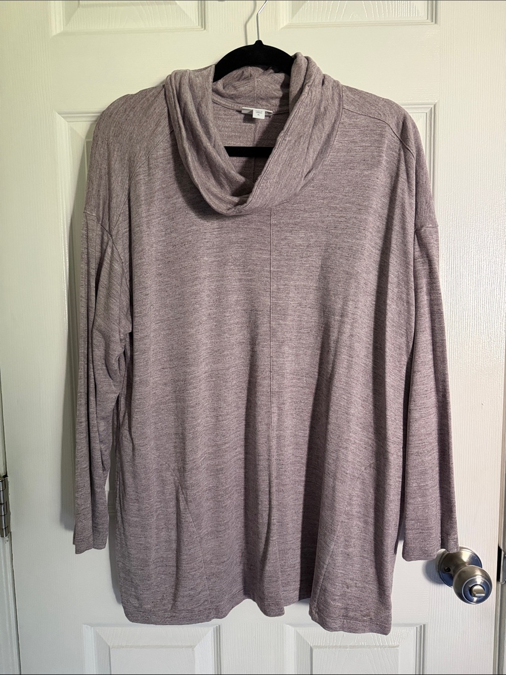 J. Jill Dusty Lilac Cowl Neck Tunic